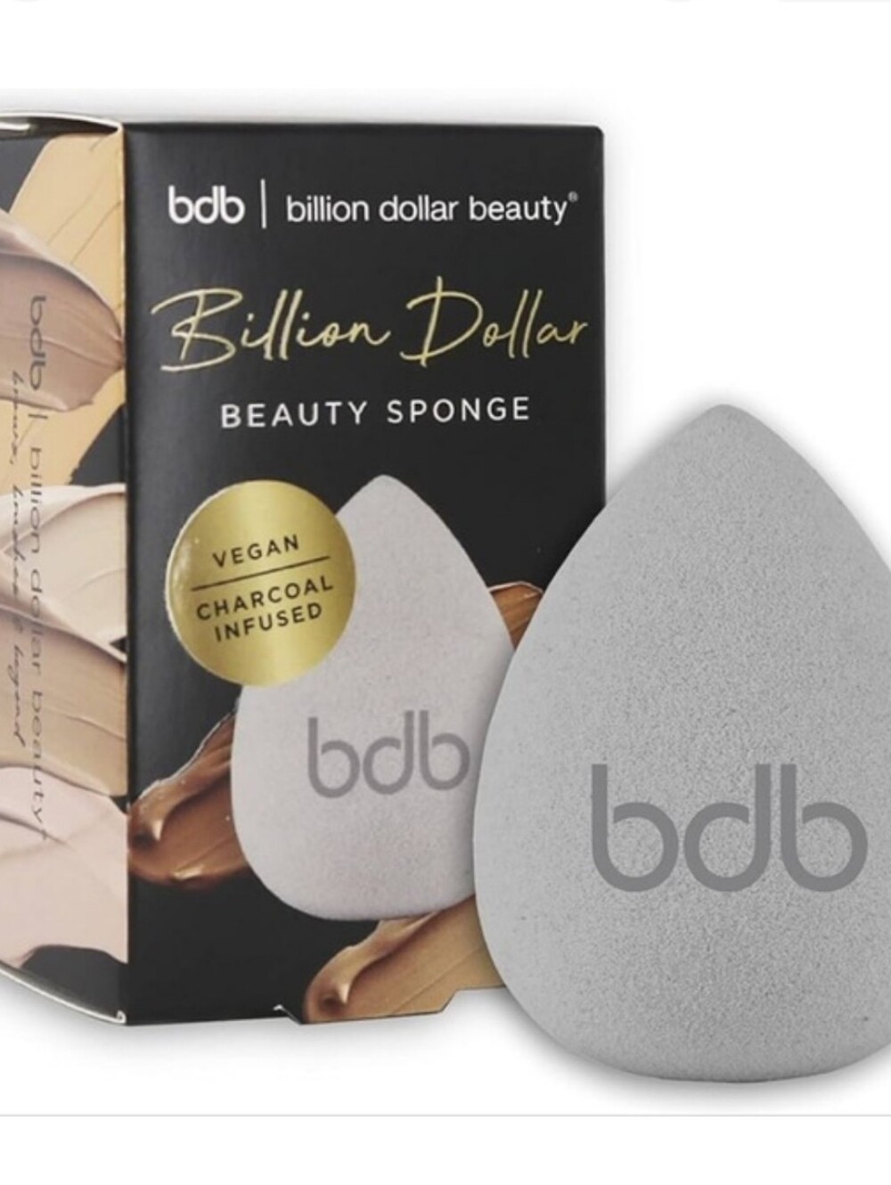 Billion Dollar Beauty Charcoal Infused Beauty Sponge - Gray